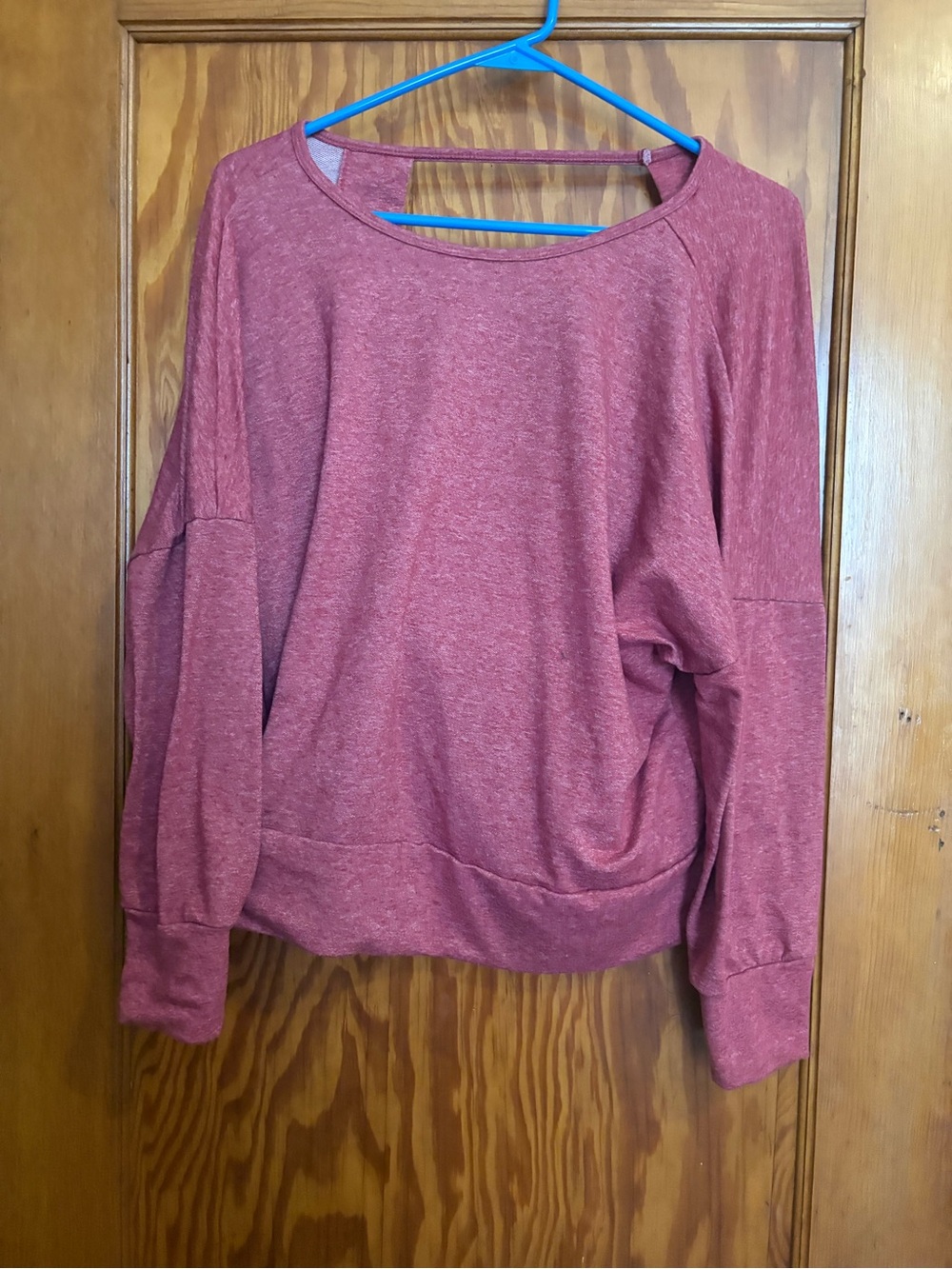 Heathered Mauve Pullover Sweatshirt